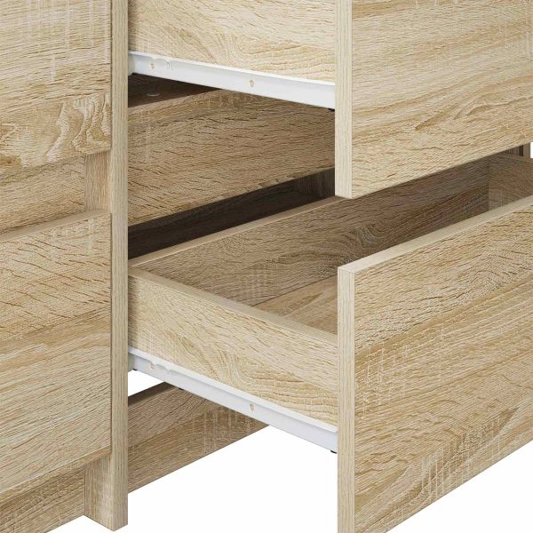 Плъзгач за чекмедже 12 pcs Бяло 250 mm Стомана