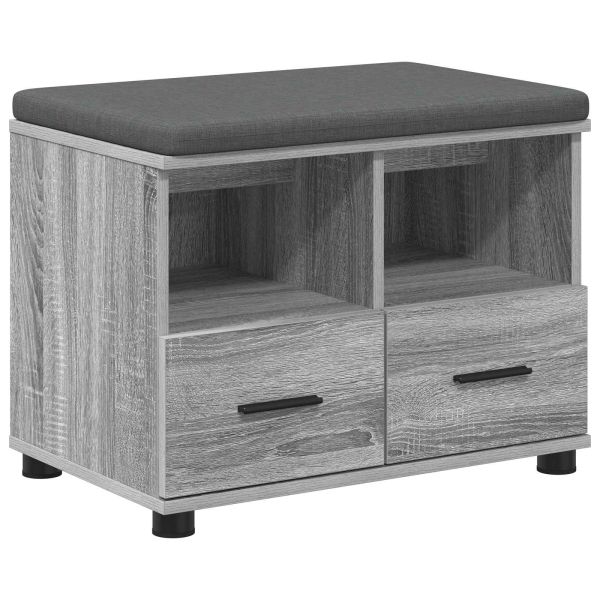 Пейка за коридор с възглавница Сиво Сонома 60 x 38 x 46 см