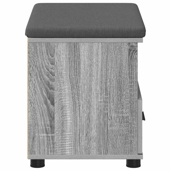 Пейка за коридор с възглавница Сиво Сонома 60 x 38 x 46 см