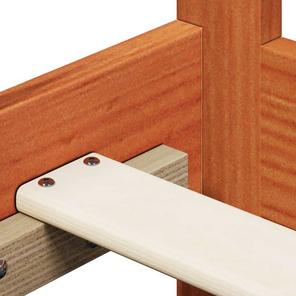 Комплект легло за деня Восъчен Кафяв 90 x 200 cm