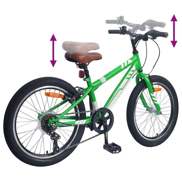 Планински Велосипед 20 инча 6-Speed за деца от 5 до 8 години