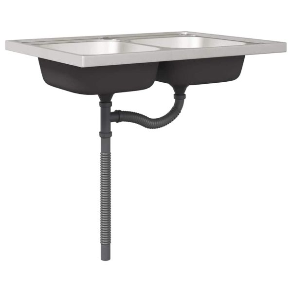 Кухненски шкаф Kalmar Черно 80 x 46 x 81,5 см Инженерно дърво