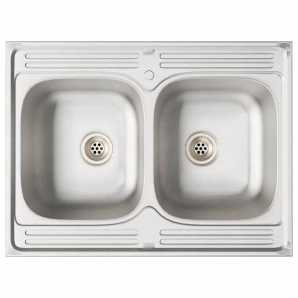 Кухненски шкаф с врата Kalmar 2 pcs Кафяво 80 x 46 x 81.5 см