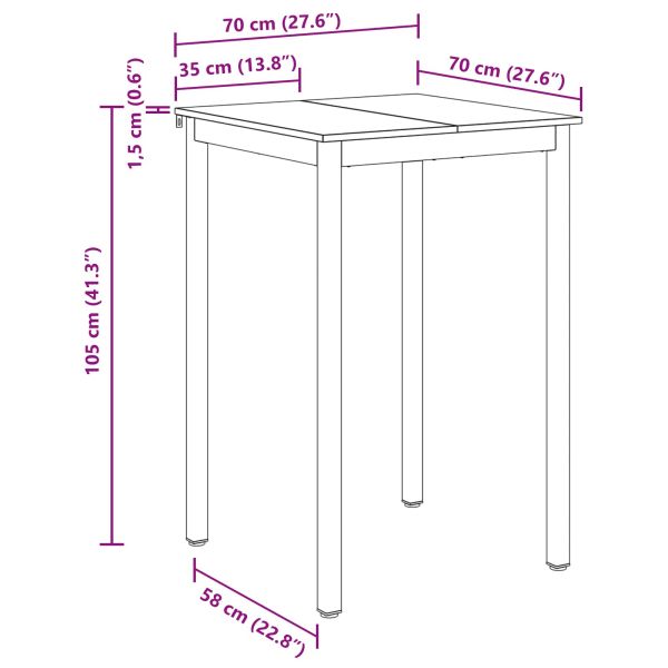 Маса за стоене Инженерно дърво