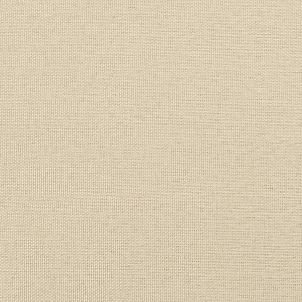 Комплект дивани 3 части с възглавници кремав текстил