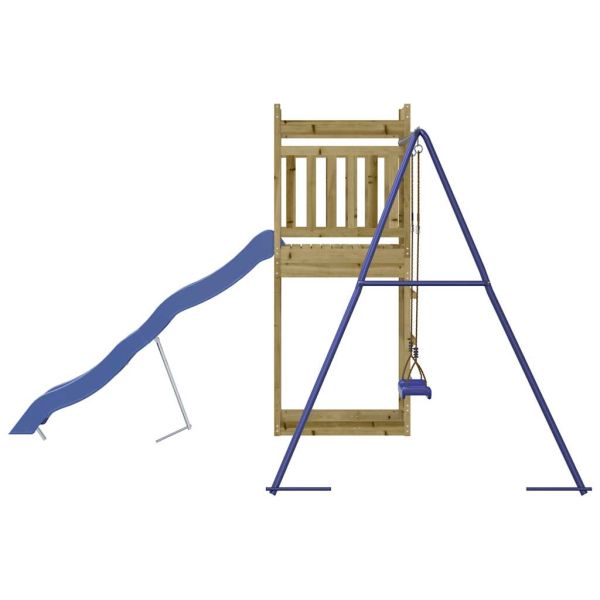 Комбинирано детско съоръжение за игра, импрегниран бор