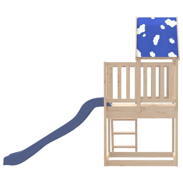 Комбинирано детско съоръжение за игра на открито, бор масив