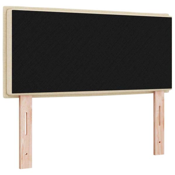LED глава с LED ленти с таблото Крем 90 cm текстил