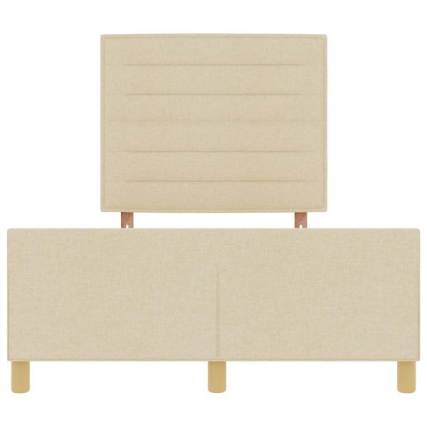 Рамка за легло с таблото Крем 160 x 200 cm текстил