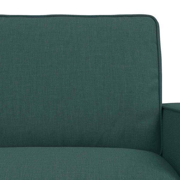 Комплект дивани 2 pcs Тъмен зелен 162 x 80 x 82 см текстил