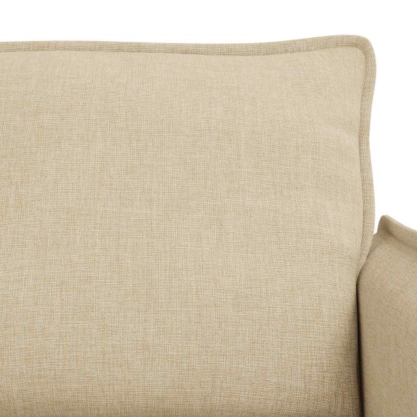 Комплект дивани 2 pcs Крем 196 x 82 x 85 см текстил