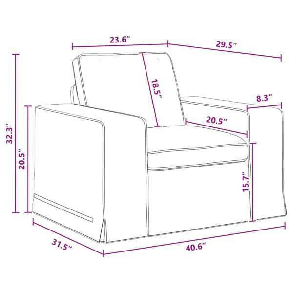 Комплект дивани 2 pcs Тъмен сив 182 x 80 x 82 см текстил