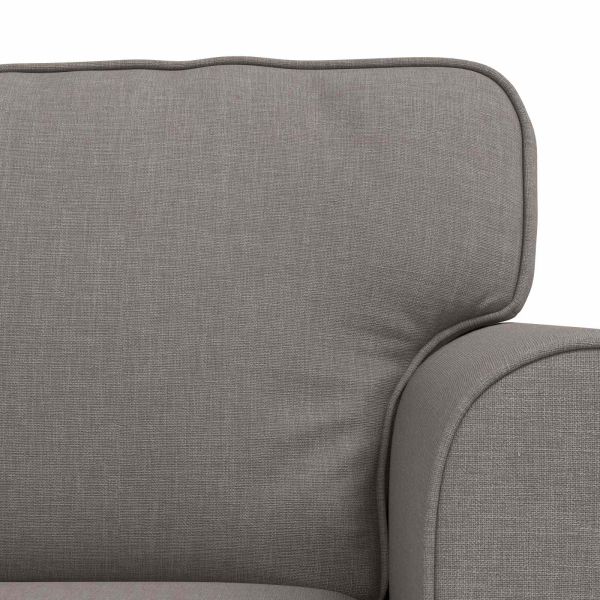 Комплект дивани 2 pcs Таупе 215 x 82 x 80 см текстил