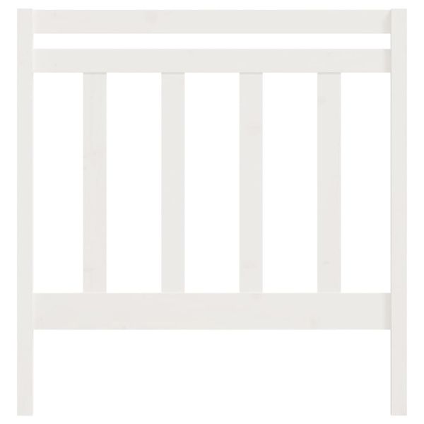 Разтегателна кушетка, бяла, борово дърво масив, 2x(90x190) см