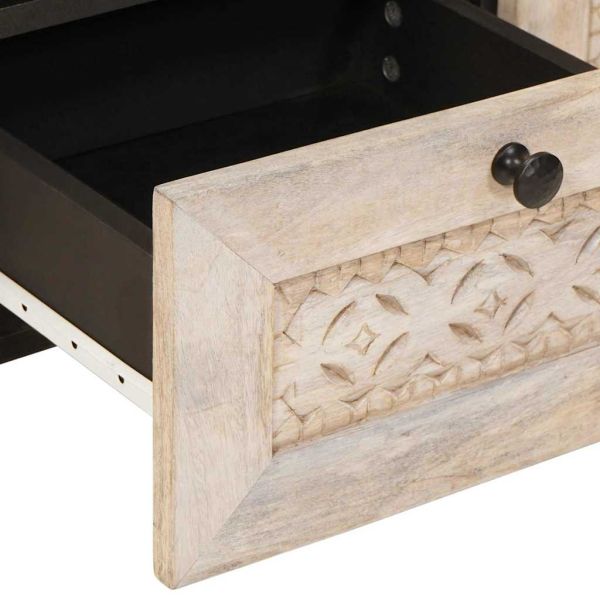 ТВ Единици с чекмедже Бяло 70 x 33 x 46 см Инженерно дърво