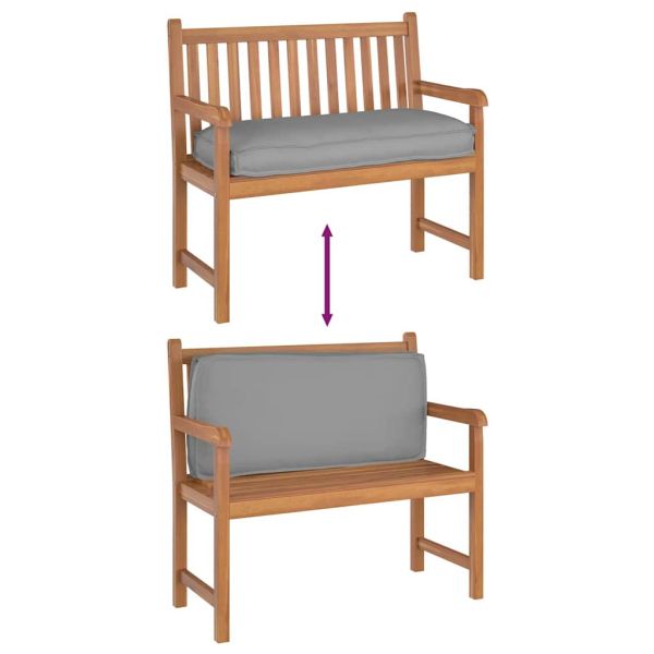 Възглавница Сив 120 x 50 x 12 см Оксфордска тъкан