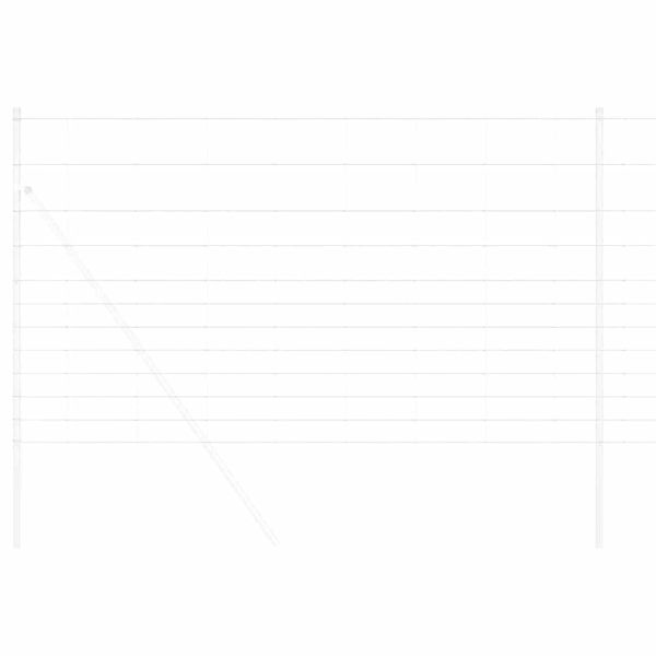 Ограда за пасища Сребрист 25 x 1,4 м Поцинкована стомана