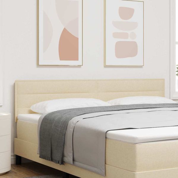 Облегалка за глава Крем 180 cm текстил