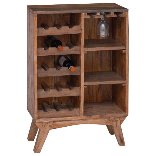 Стелаж Кафяво 60 x 30 x 90 см Солидно възстановено дърво