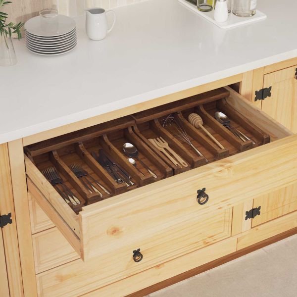 Кейс Кафяво 36 x 30 x 10 см Масивно махагоново дърво