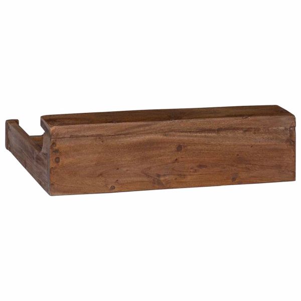 Кейс Кафяво 36 x 30 x 10 см Масивно махагоново дърво