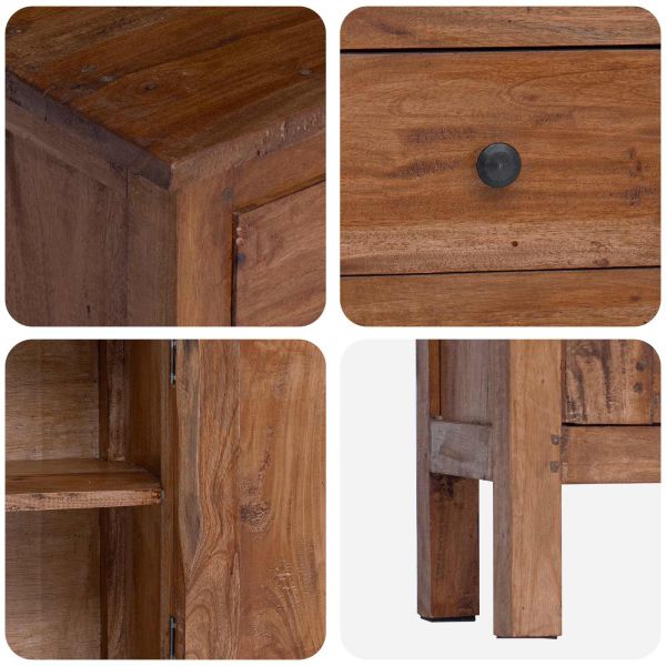 Стойка за растения Кафяво 36 x 25 x 80 см Махагоново дърво