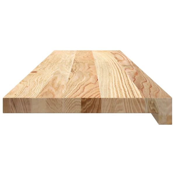 Стълбищни стъпала, 20 бр, 100x30x2 см, необработен масивен дъб