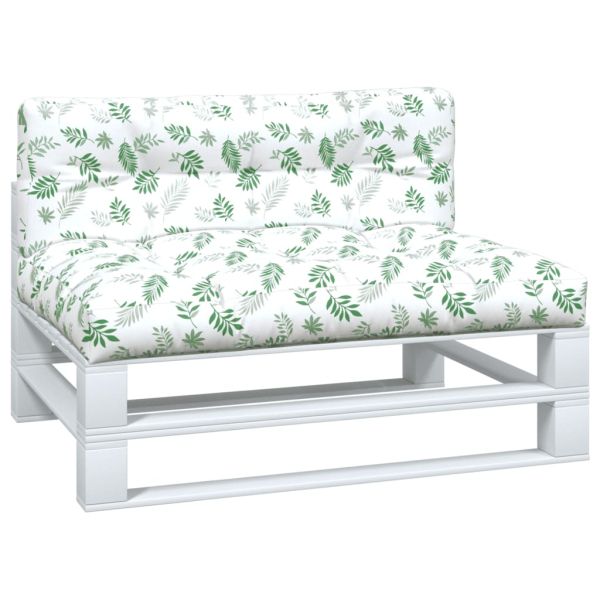 Палетни възглавници, 2 бр, на листа, текстил