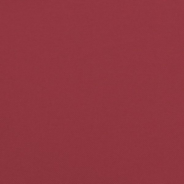 Възглавници за столове с облегалка 6 бр виненочервен плат