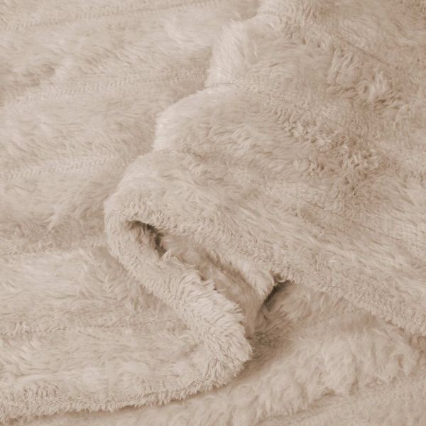 Одеала за хвърляне 6 pcs Бежово 200 x 150 cm Мека вълна