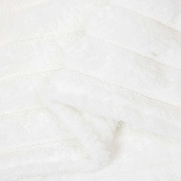 Одеала за хвърляне 6 pcs Бяло 240 x 220 cm Мека вълна