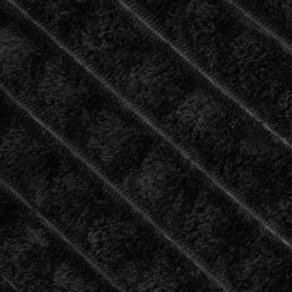 Одеяло Черно 240 x 220 cm Мека вълна