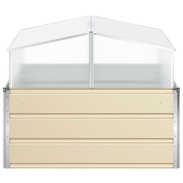 Кашпа Слонова кост 100 x 100 x 77 cm Галванизирана стомана