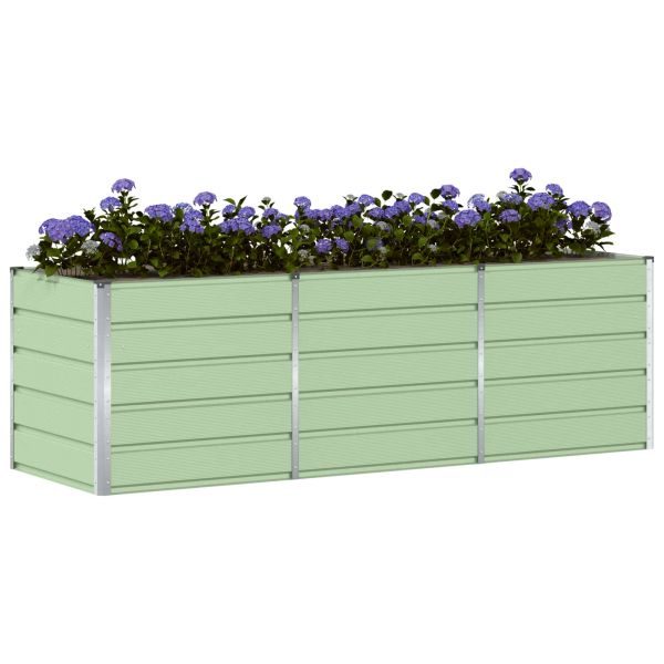 Кашпа Зелен 240 x 80 x 75 см Стомана