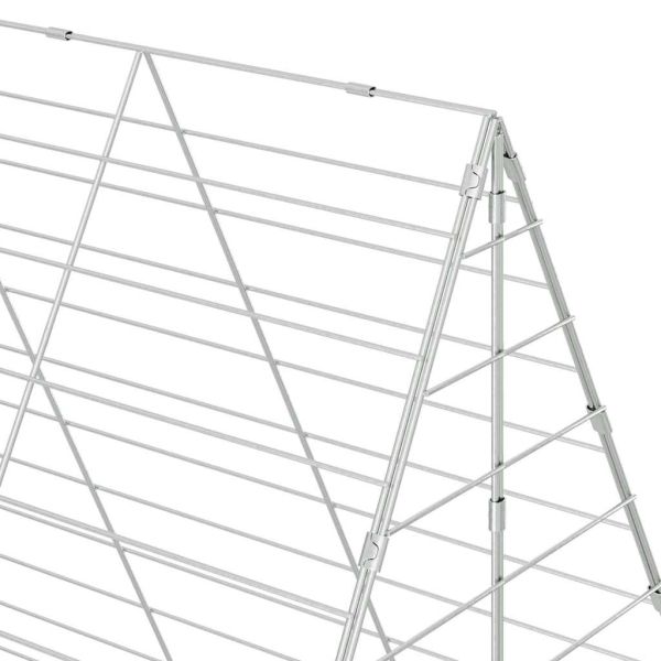 Клетка за заек Сребрист 300 x 100 x 210 см