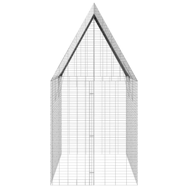 Клетка за заек Сребрист 300 x 100 x 210 см