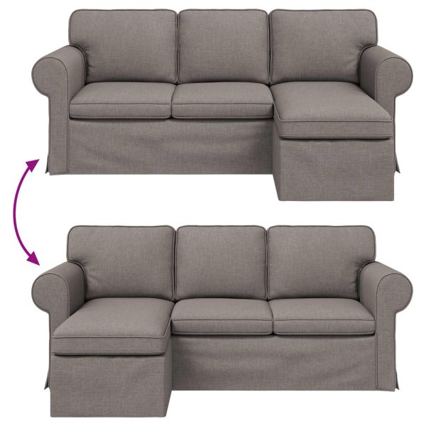 Диван Таупе 215 x 138 x 80 см текстил