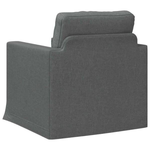 Диван Тъмен сив 78 x 78 x 80 см текстил