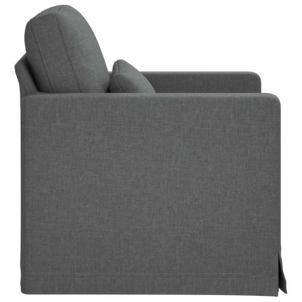 Диван Тъмен сив 78 x 78 x 80 см текстил