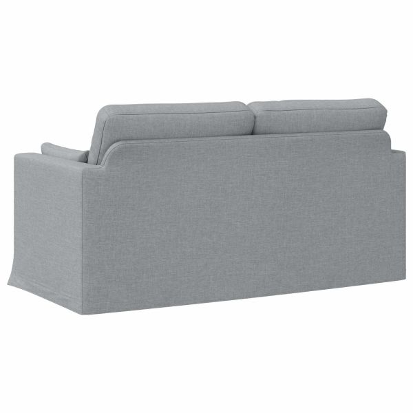 Диван Светлосиво 158 x 78 x 80 см текстил