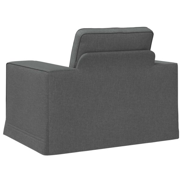 Диван Тъмен сив 103 x 80 x 82 см текстил