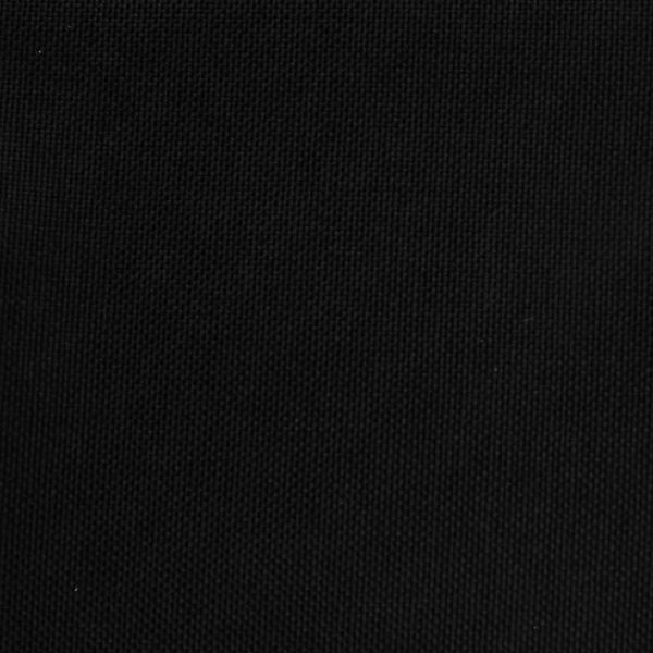 Релаксиращ стол с табуретка, черна, текстил