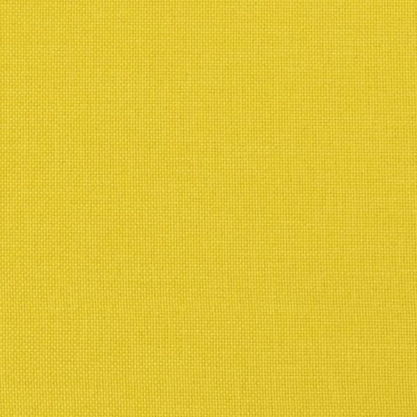 2-местен диван с декоративни възглавници светложълт 140 см плат