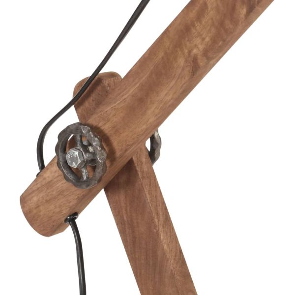 Индустриална настолна лампа месинг кръгла 58x18x90 см E27