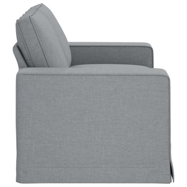 Диван Светлосиво 162 x 80 x 82 см текстил