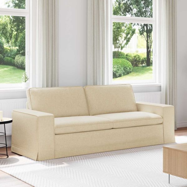 Диван Крем 222 x 80 x 82 см текстил