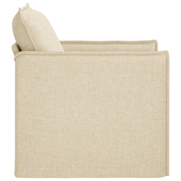 Диван Крем 195 x 82 x 85 см текстил