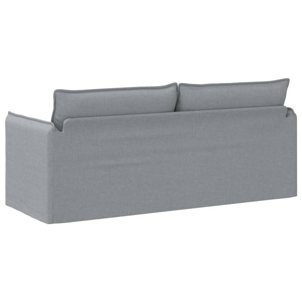 Диван Светлосиво 196 x 82 x 85 см текстил