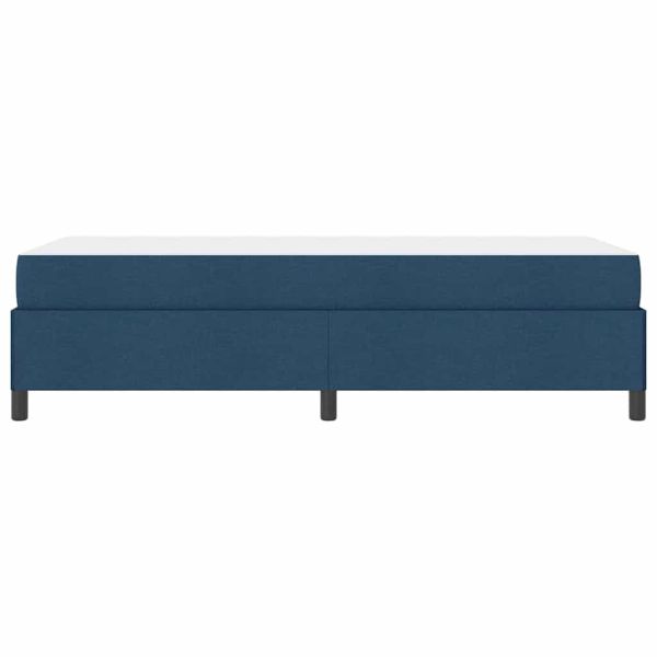 Легло с пружинирана основа Синьо 80 x 200 cm текстил