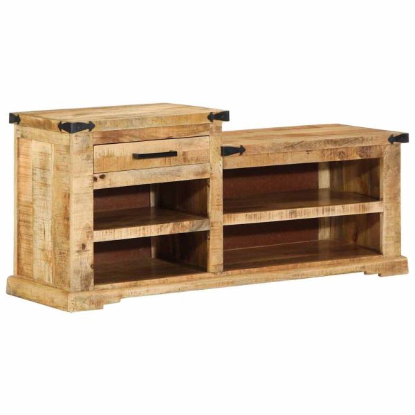 Пейка Кафяво 110 x 35 x 50 см Груб манго
